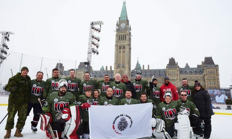 Soldiering on, on ice