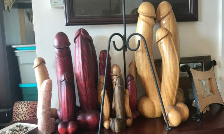 Penis fetish manifests art collection