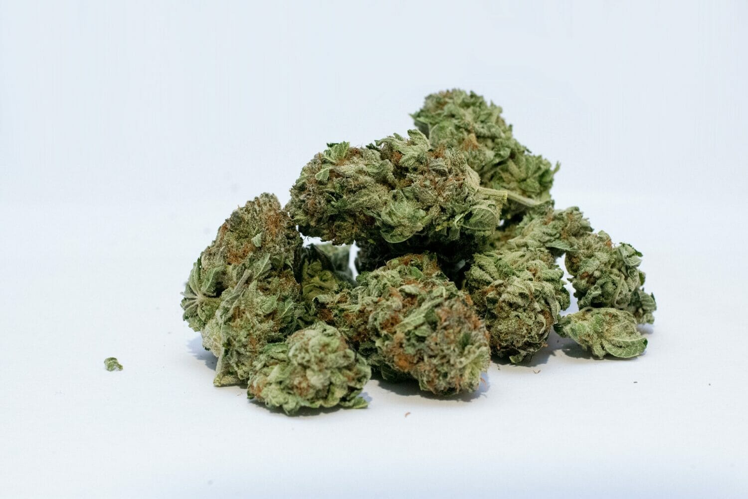 A pile of cannabis.