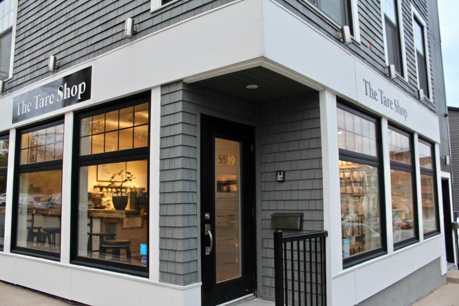 The Tare Shop storefront.