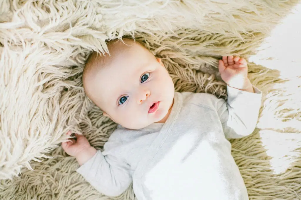 In this image: a stock image of a baby.