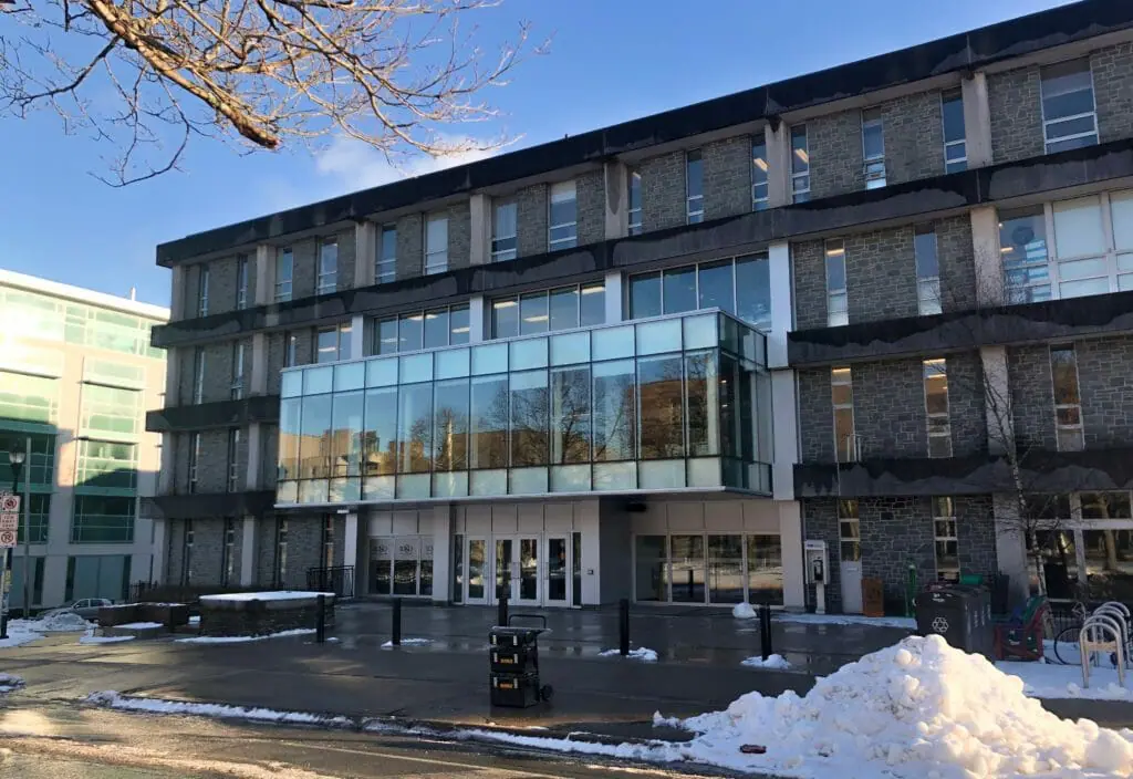 In this image: the Dalhousie Student Union Building on Studley campus.