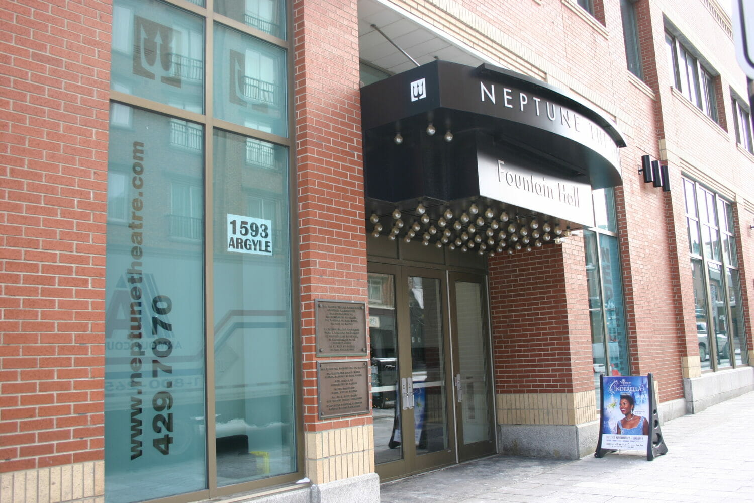In this image: Neptune Theatre.