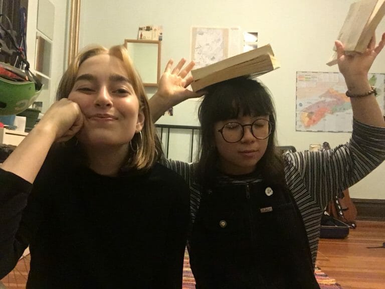 In this image: Chiara Fererro-Wong and Hannah van den Bosch.