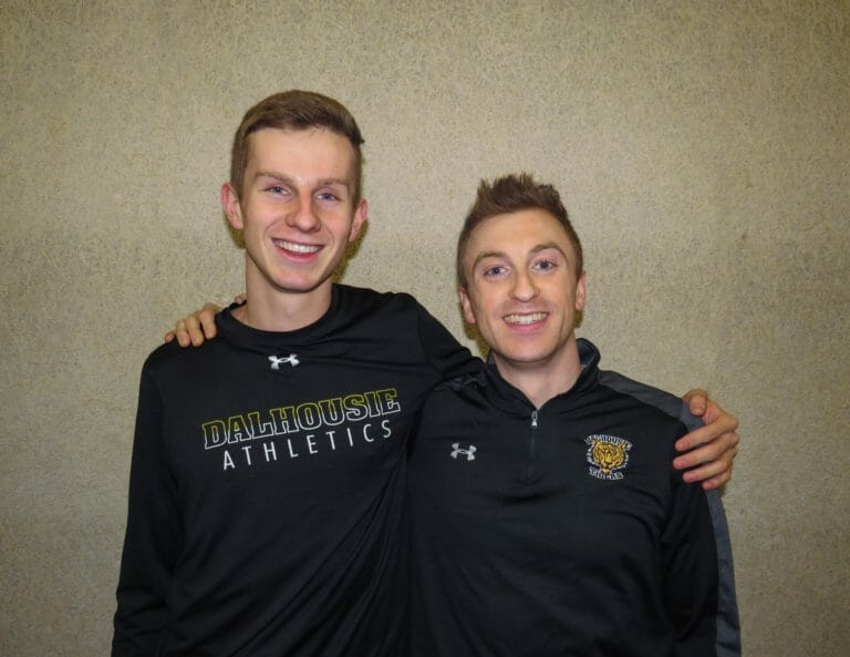 In this image: Mike van der poel and Matthew Coolen.