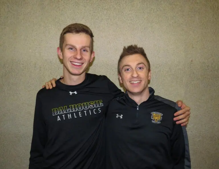 In this image: Mike van der poel and Matthew Coolen.
