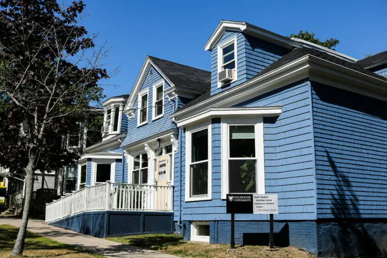 In this image: The outside of Dal's Black Student Access Centre.