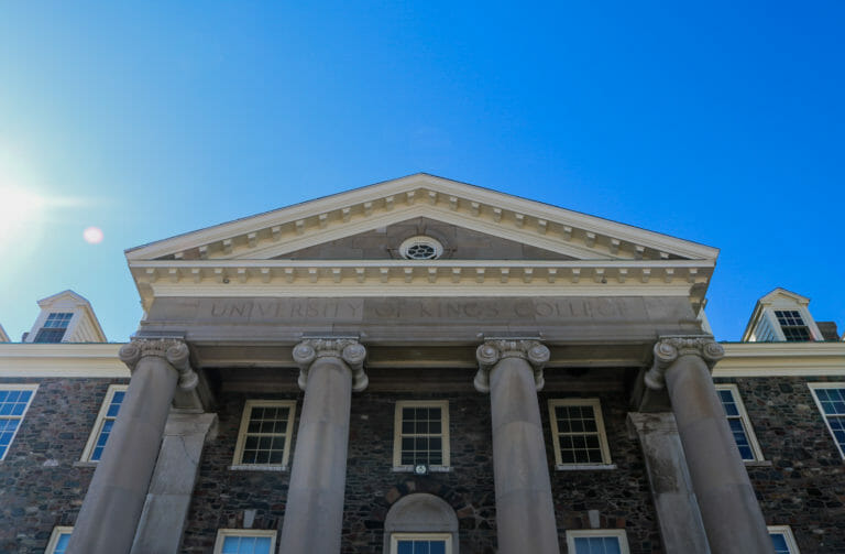 In this image: The front of the University of King's College's Arts and Administration building.