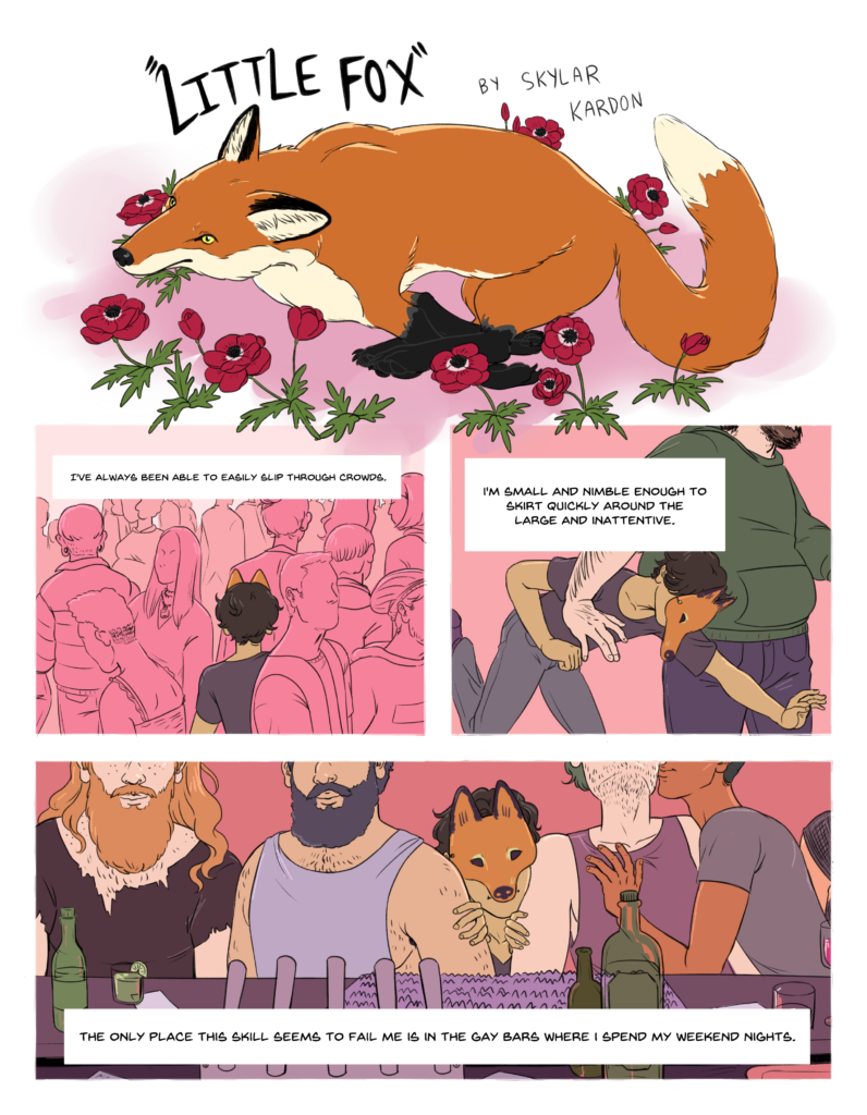 In this image: A page from "Little Fox."