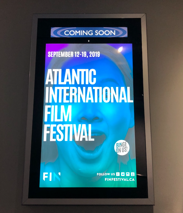In this image: Atlantic Internationa Film Festival poster.