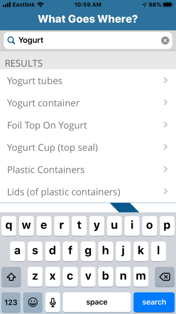 In this image: A screenshot of the sorting app.