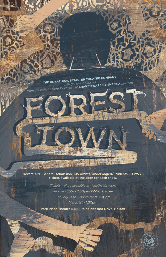 In this image: Forest Town’s poster.