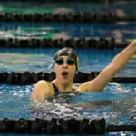 Isabel Sarty7 (breaking the 100m freestyle AUS record) (Ellery Platts)