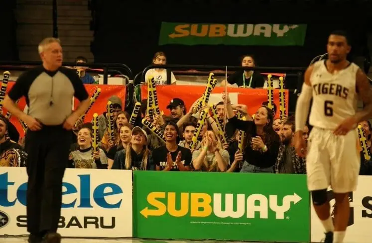 Fans at Dal Basketball game