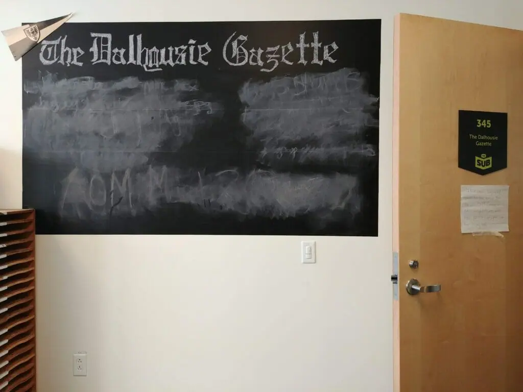 In this image: Dalhousie Gazette office