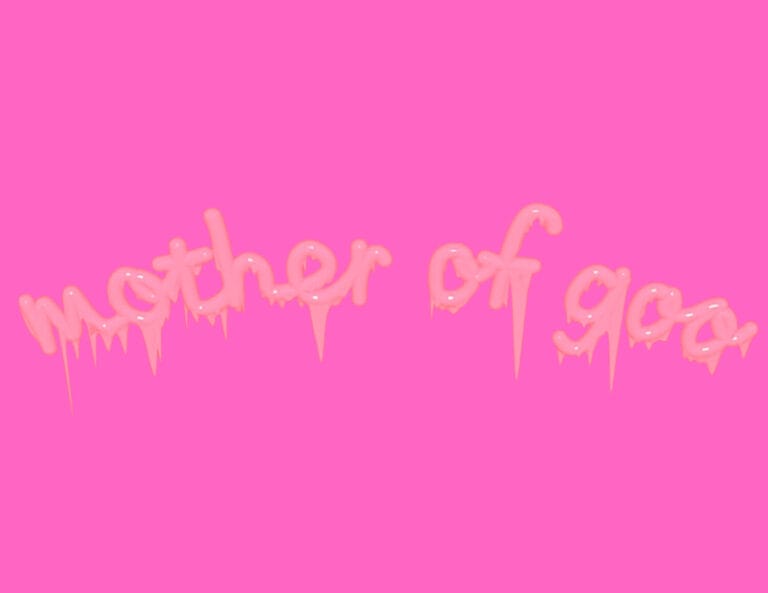 Goopy, dripping text, reading Mother of Goo