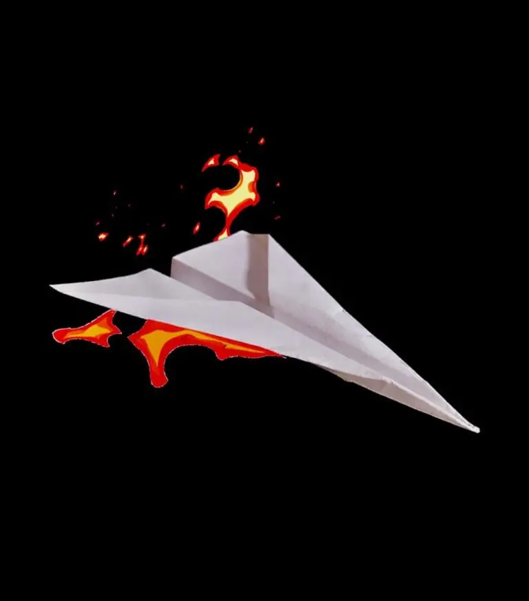 A paper airplane on fire. The irresponsible use of private air travel is worsening the climate crisis for the sake of a few peoples’ convenience.