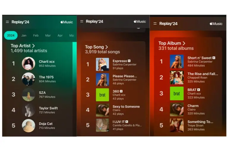 Feeling insecure about your 2024 Apple Music Replay/Spotify wrapped?