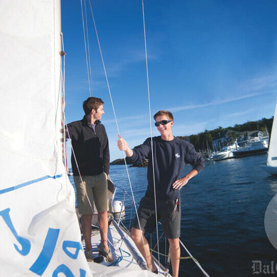 Dal's seven-person team will hope for smooth sailing in France. Photo by Anglea Gzowski