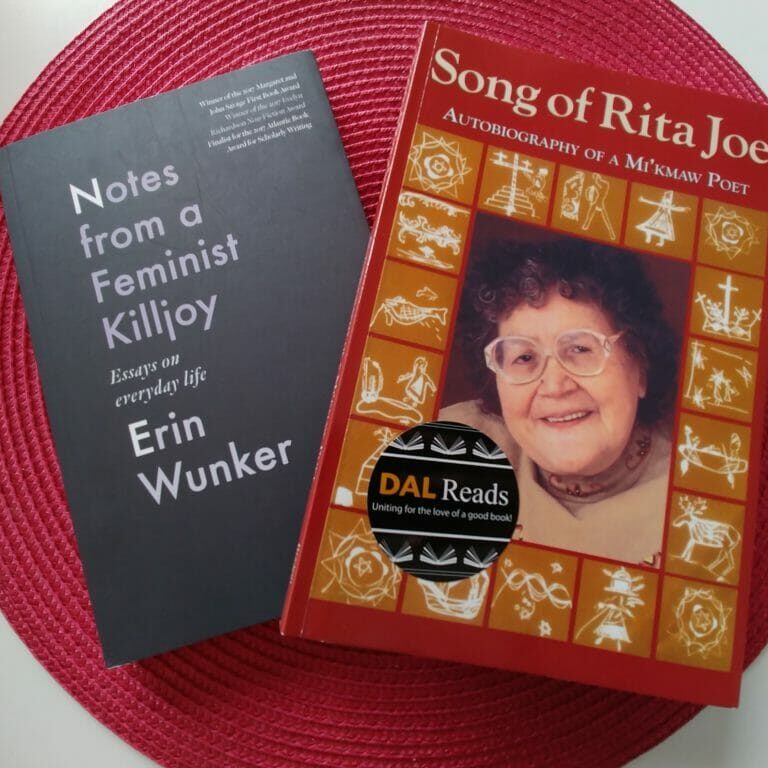 2020 books1 In this image: Erin Wunker's Notes from a Feminist Killjoy and Rita Joe's autobiography Song of Rita Joe.