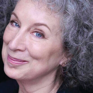 Atwood embraces the digital format for the short story. Photo by Jim Allen