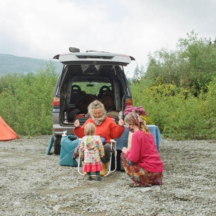 An image taken by writer Zach Taylor at the Fairy Creek protests