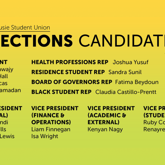 In this image: the 2019 Dalhousie Student Union candidates.