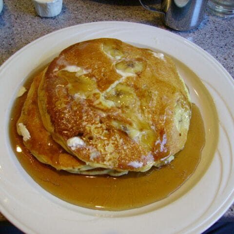 Mmm... banana pancakes.