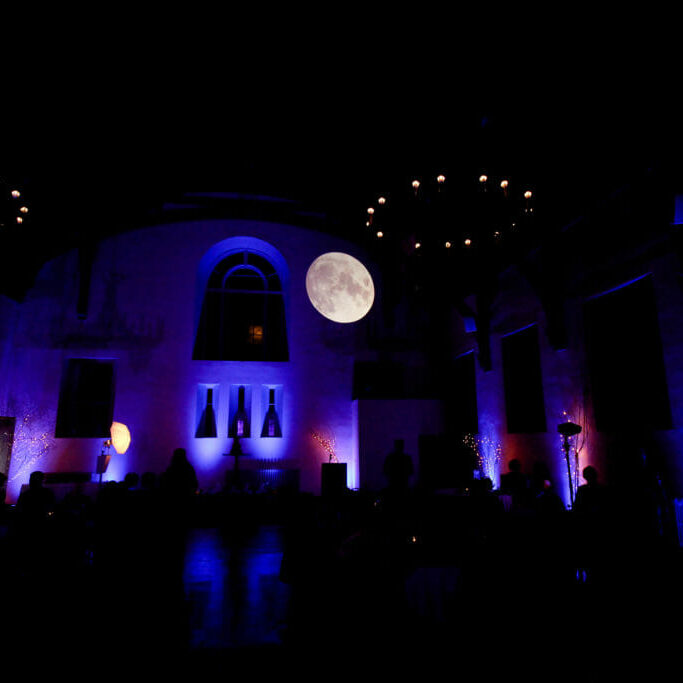 In this image: The decorations at this year’s HaliQueer Formal.
