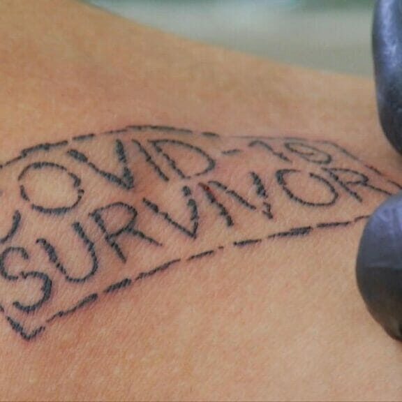 <p>Filename : afp_tv_20200901.d6878103014.original.jpg - To go with "In Mexico, free 'Covid-19 survivor' tattoos" (published on 2020-09-03 02:31:35)</p>
