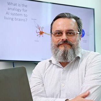 As Dalhousie’s institutional AI lead, Christian Blouin guides the university’s approach to AI technologies such as ChatGPT.