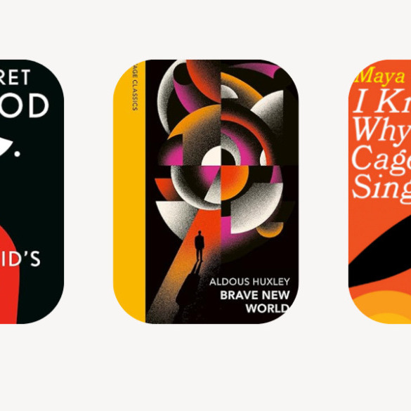 The Handmaid’s Tale, Brave New World and I Know Why the Caged Bird Sings. (Rachel Bass/ Canva)