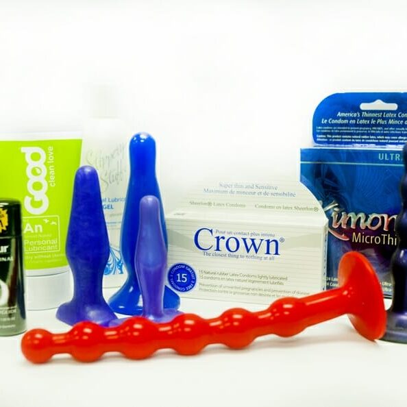 Anal products from Venus Envy. Photo by Angela Gzowski.