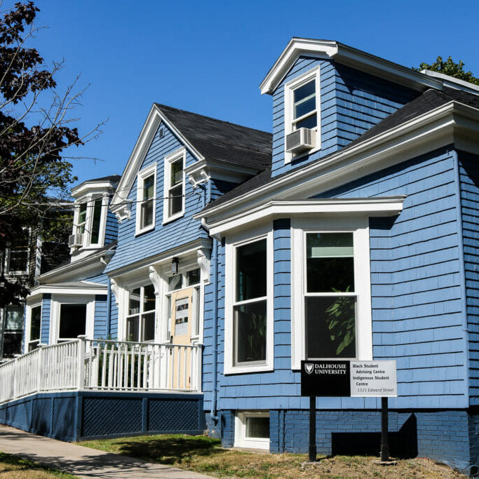 In this image: The outside of Dal's Black Student Access Centre.