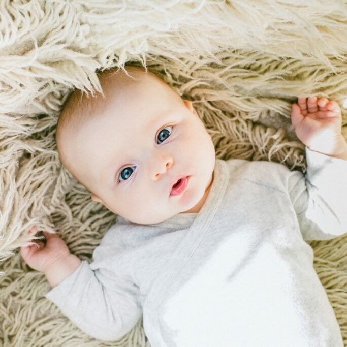 In this image: a stock image of a baby.
