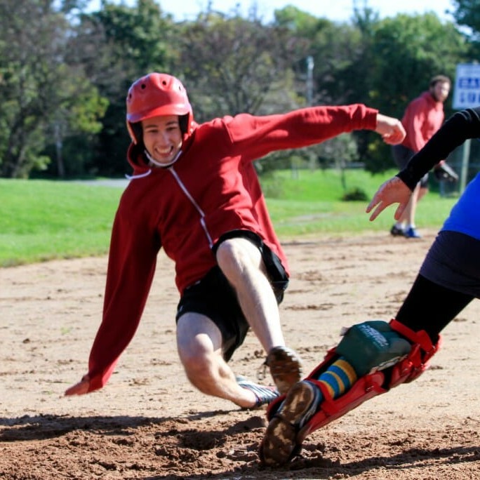 One of Dal’s players slides into home. (Bryn Karcha photo)