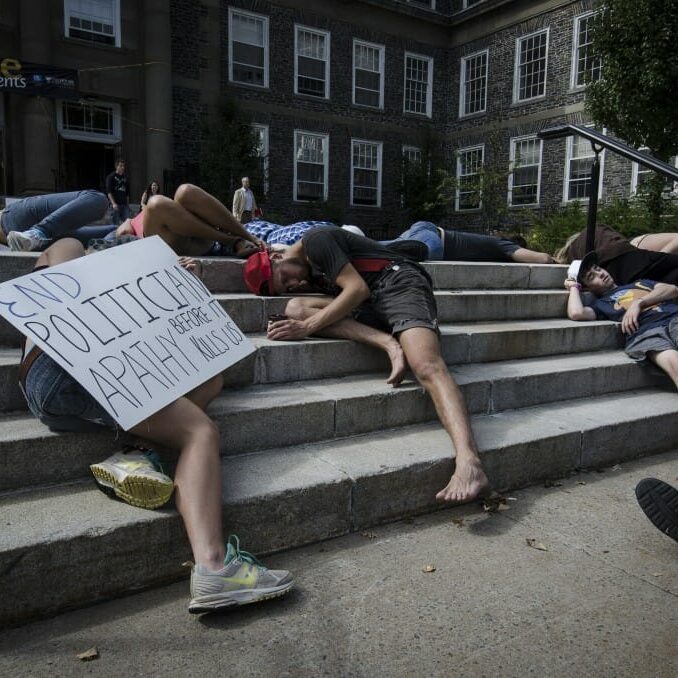 Students died to combat the perceived apathy of politicians. (Calum Agnew photo)