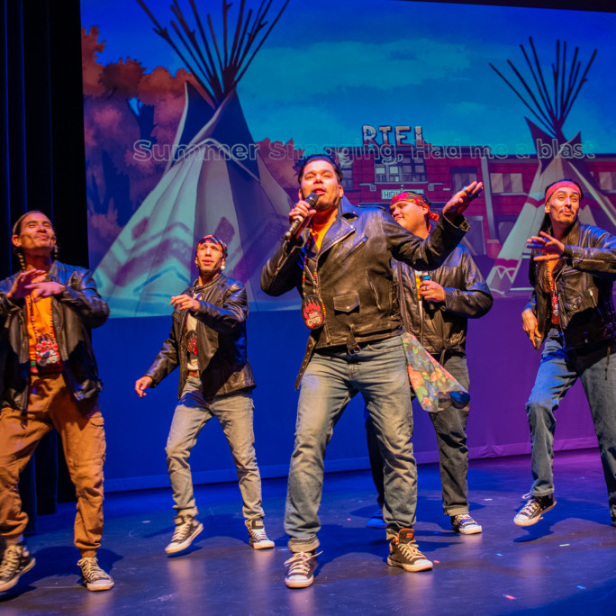 Performers appear in Bear Grease during the Prismatic Arts Festival in Halifax, Nova Scotia. (Image courtesy of Stoo Metz)