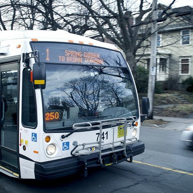 A bus in Halifax. Photo by Calum Agnew.
