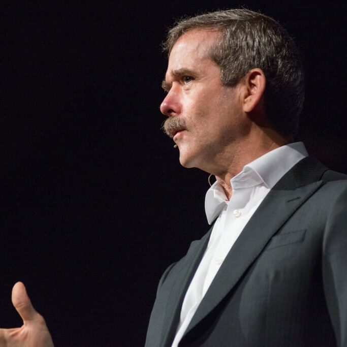 Chris Hadfield spoke at Dalhousie. (Photo by Amin Helal)