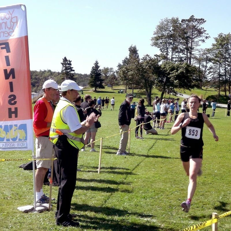 5 km finish line. Photo by Violet Macleod