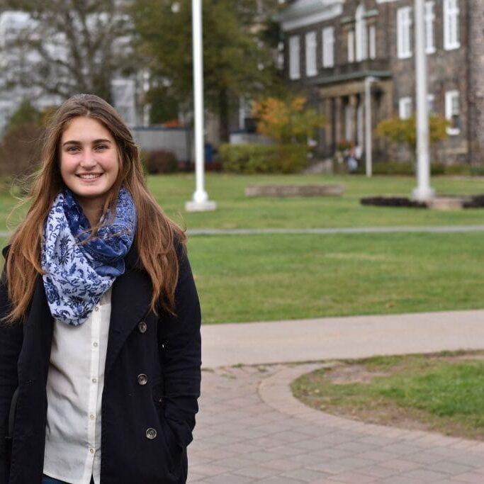 Caitlyn Grady (pictured) and Jasveen Brar created Climate Express, which aims to support communities in adapting to the effects of climate change.