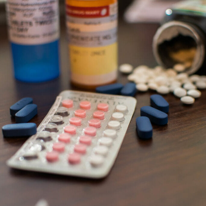 In this image: Medication.