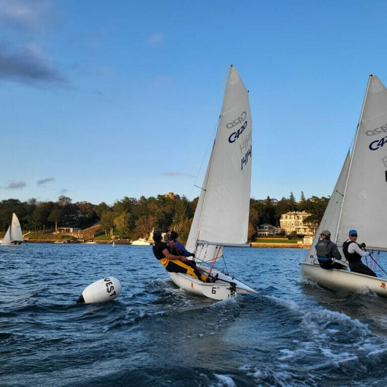 The sailing team at practice in Halifax // Photo taken by Serra Hamilton
