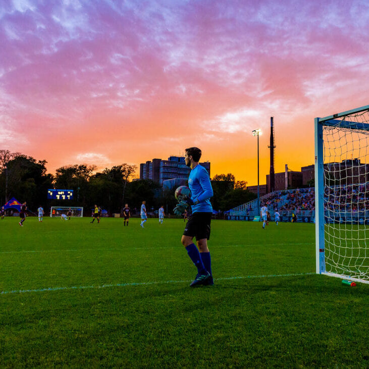 AUS Men's Soccer (Dalhousie Tigers vs Memorial SeaHawks) at the Wickwire Field on Sept. 23, 2018.