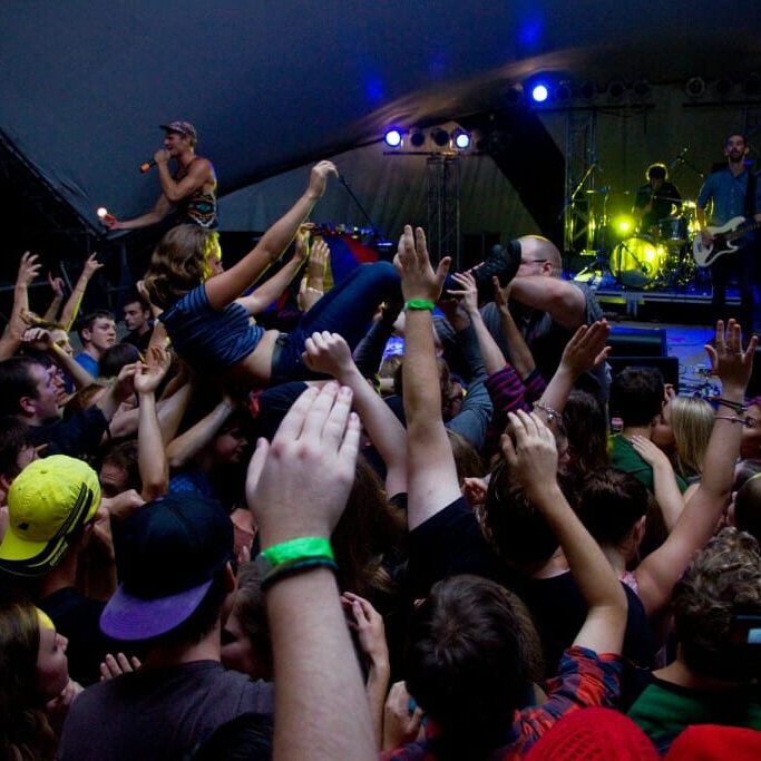Rich Aucoin performing at DalFest 2013 (Photo by Bryn Karcha)