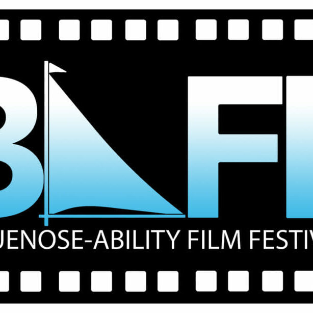 In this image: the Bluenose-Ability Film Festival logo.