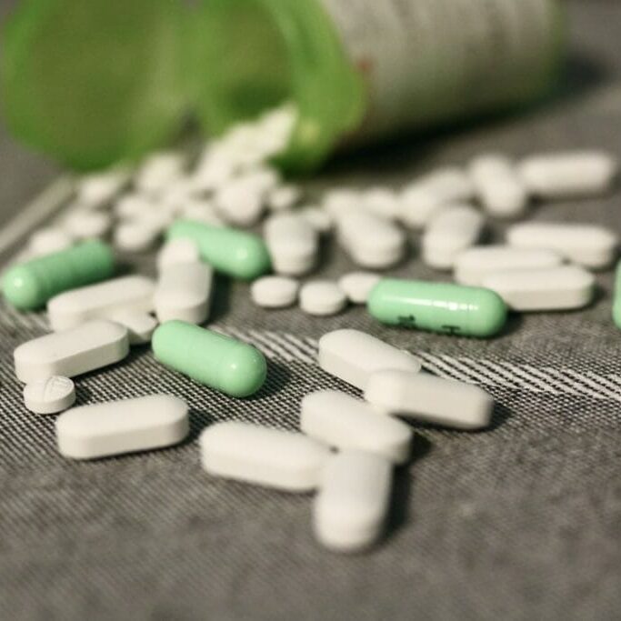 In this image: A variety of pills.