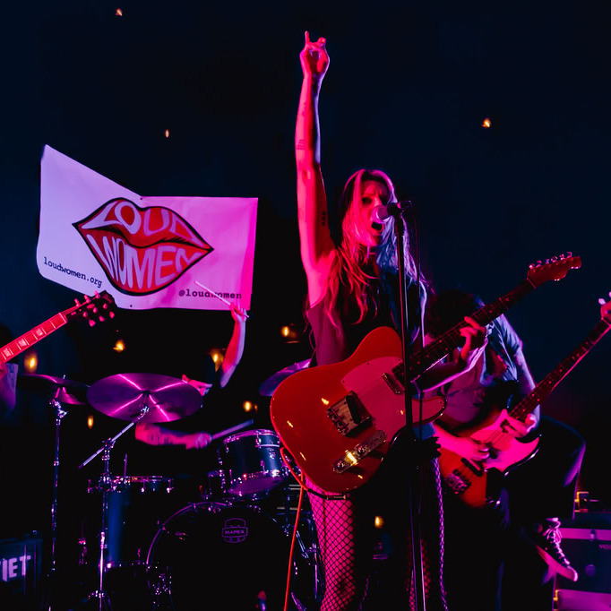 Bands perform at the Halifax Loud Women Festival at the Propeller Arcade in Halifax, on Oct. 18, 2025. (Images courtesy of Emily Kristensen)