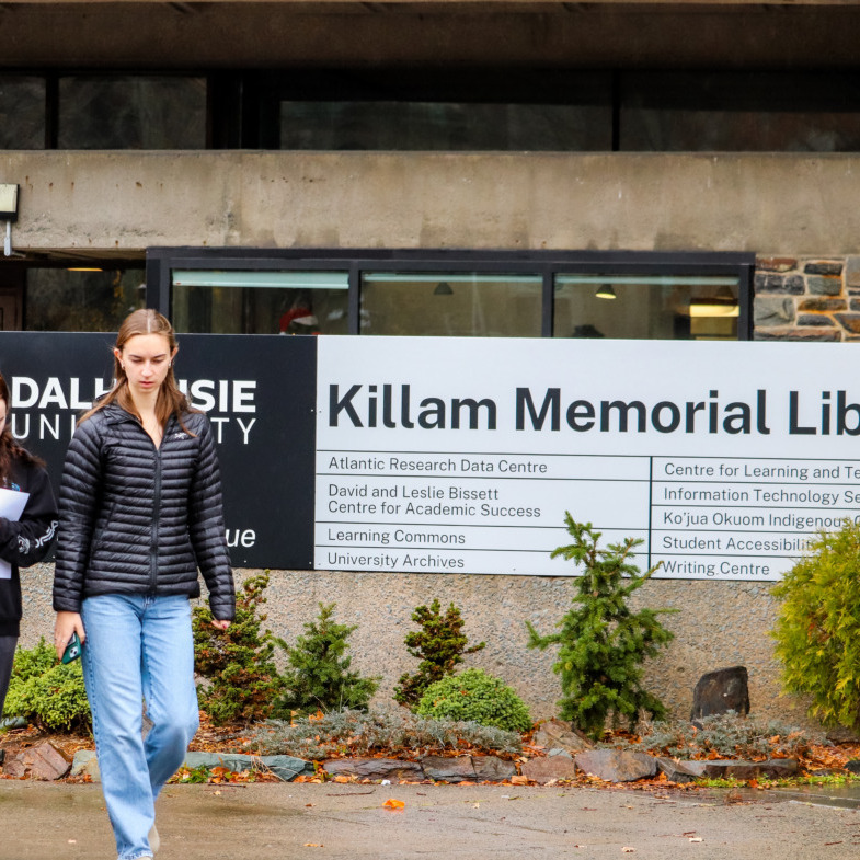 Killam Memorial Library on Dalhousie University Campus in Halifax, Nova Scotia, on Sunday, Nov. 23, 2025. (Rachel Bass/The Dalhousie Gazette)